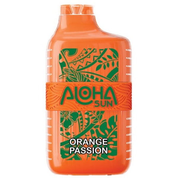 Best Deal Aloha Sun 7000 Puffs Disposable Vape 10 Pack 15mL Orange Passion