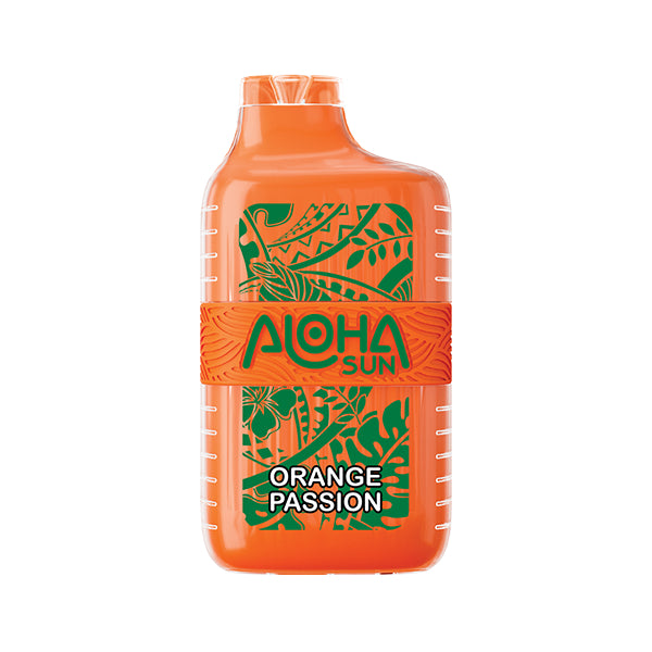 Aloha Sun 7000 Puffs Vape Disposable 15mL Best Flavor Orange Passion