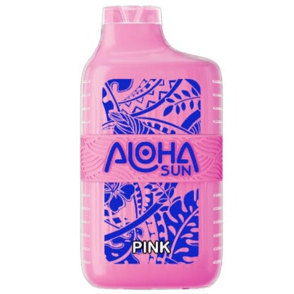 Best Deal Aloha Sun 7000 Puffs Disposable Vape 10 Pack 15mL Pink