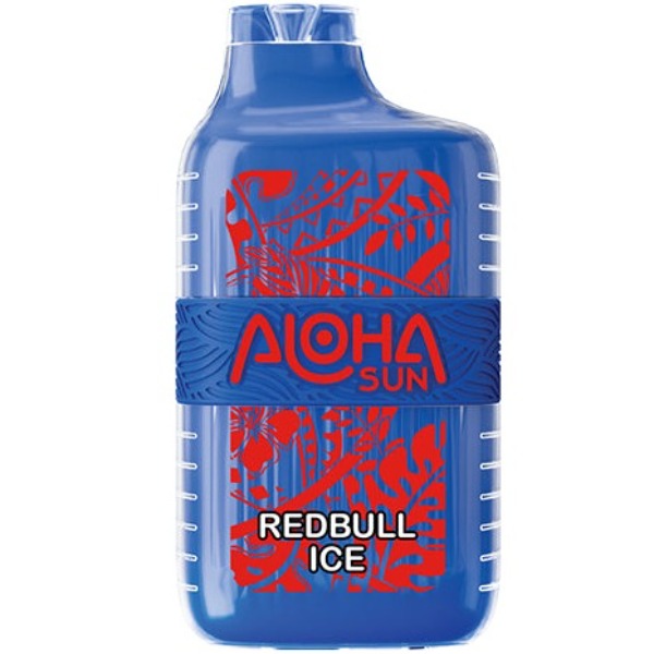 Best Deal Aloha Sun 7000 Puffs Disposable Vape 10 Pack 15mL RedBull Ice