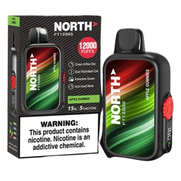 Best Deal North FT12000 Disposable Vape 15mL Apple Gummies