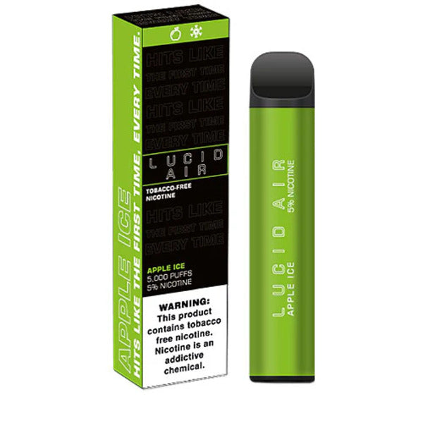 Best Deal Lucid Air Single Disposable Vape - Apple Ice