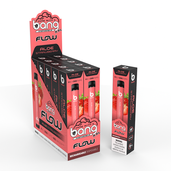 Best Deal Bang XXL Flow Disposable Vape 9mL Aloe Strawberry