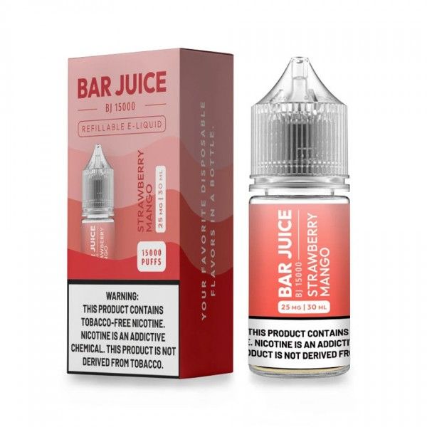 Bar Juice BJ15000 Salt 30mL Vape Juice Best Flavor Strawberry Mango