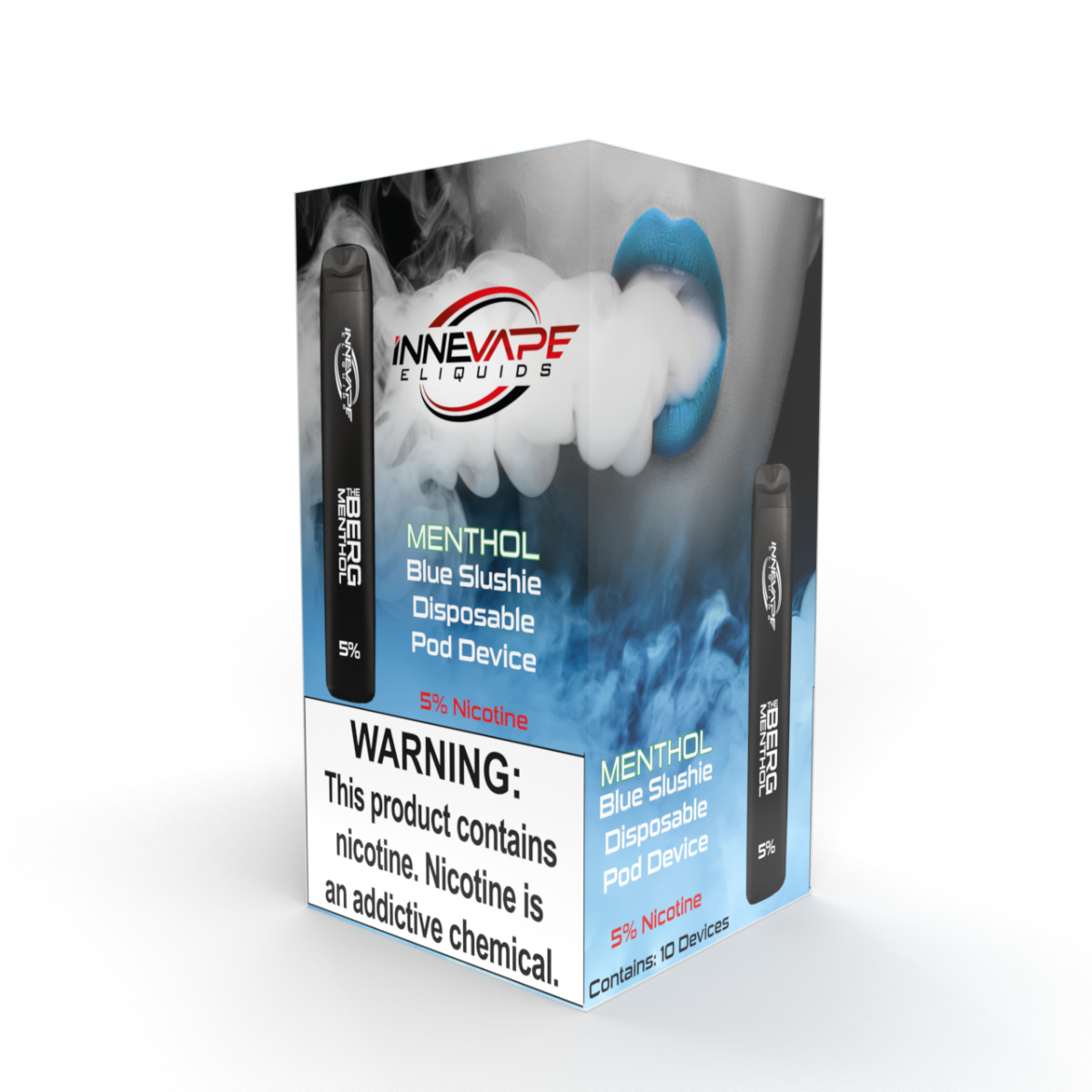 Innevape Disposable Vape 10 Pack Best Flavor Blue Slushie