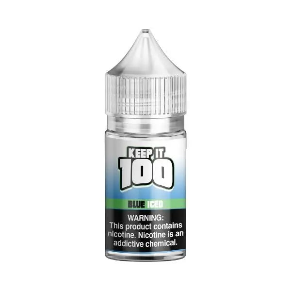 Best Deal Keep It 100 Synthetic Salt 30mL Vape Juice - Blue Iced