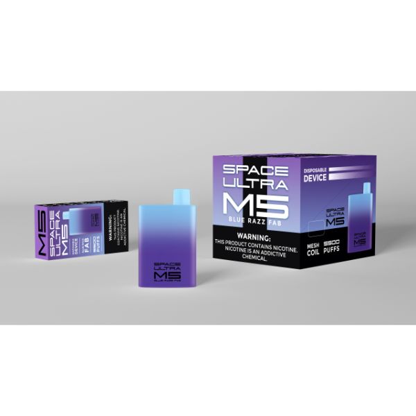 M5 FAB by Space Ultra Disposable - Blue Razz FAB
