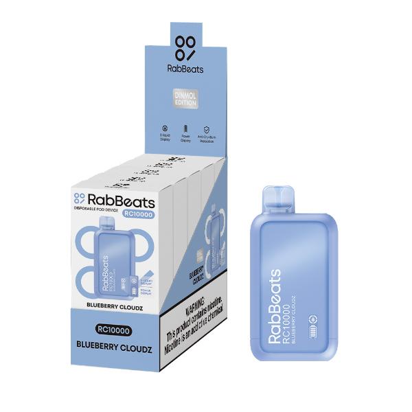 RabBeats RC10000 10000 Puffs Disposable Vape 18mL Best Flavor Blueberry Cloudz