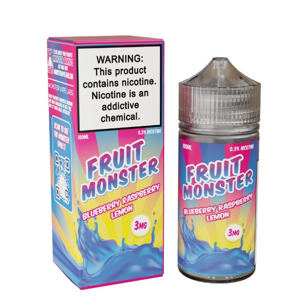 Fruit Monster 100ML Vape Juice Best Flavor Blueberry raspberry lemon