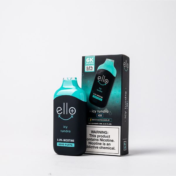 BLVK Ello Plus Disposable Vape 12mL Best Flavor Icy Tundra