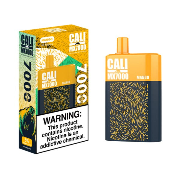 Cali Pods Cali MX7000 Disposable Vape 14mL Best Flavor Mango