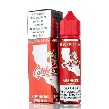 California Grown Salt E-liquid 30ML Best Flavor Napa Nectar