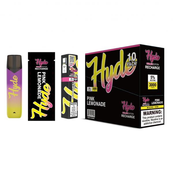 Pink Lemonade Hyde Color Recharge Disposable 10 Pack Cheap Price!