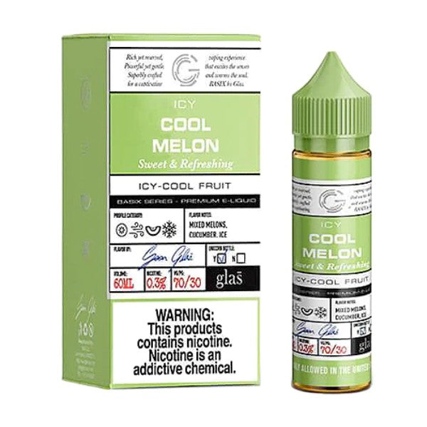GLAS Basix 60ML Vape Juice Best Flavor Cool Melon
