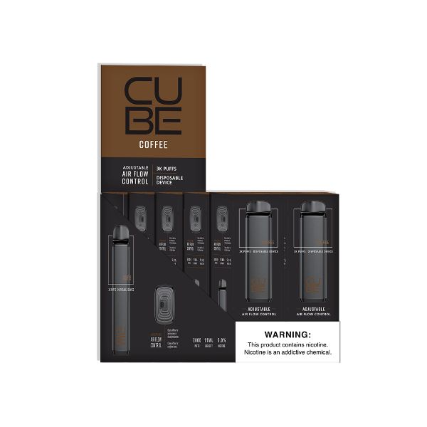 VaporTech Cube Disposable 10-Pack - Coffee