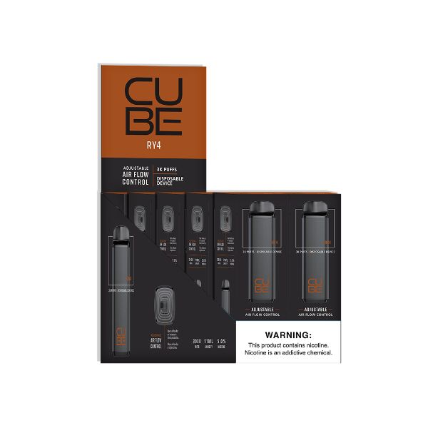 VaporTech Cube Disposable 10-Pack Ry4
