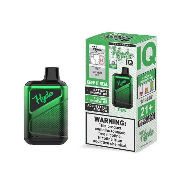 Hyde IQ 5000 Puffs Single Disposable Vape Best Flavor Dew
