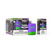 DRIIIZY Smoke 15000 Puffs 5% Dual Tank Disposable Vape 30mL Best Flavor Grape Ice