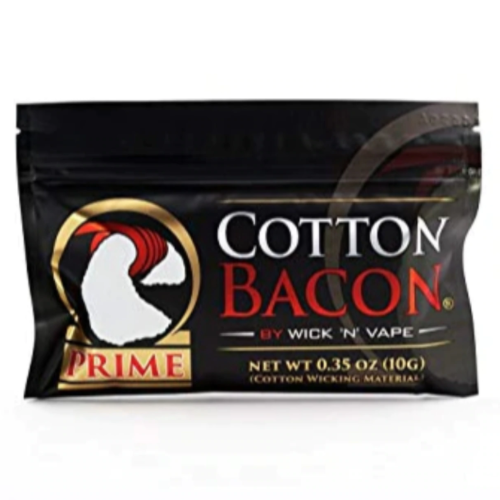 Cotton Bacon Prime Packaging Foil Bag Single 10 pack
