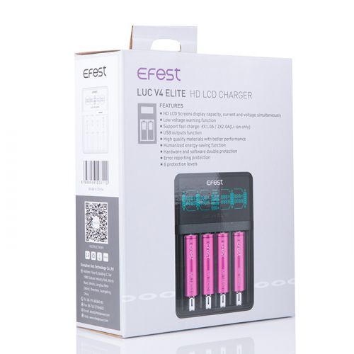 Efest LUC V4 Elite HD LCD Charger