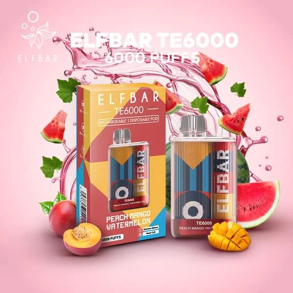ElfBar TE6000 Puff Recharge Vape