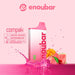 ENOUBAR Compak V2 Rechargeable Disposable Vape Device 6000 Puffs 10-Pack Best Flavor Peach Mango Watermelon