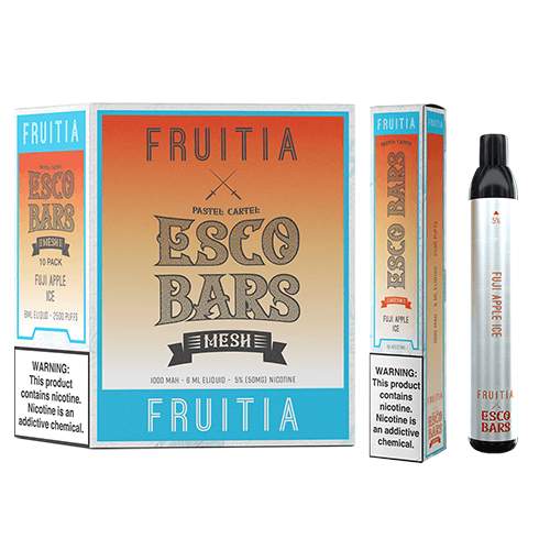 Fruitia x Esco Bars Disposable 2500 Puffs 10-Pack