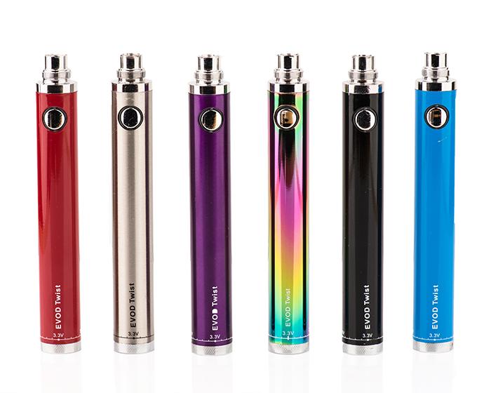 Evod Twist Battery 1300mAh Best Colors!