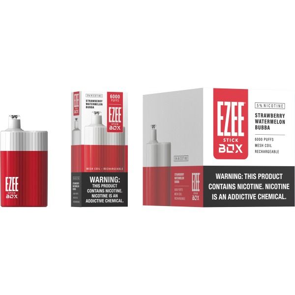 Best and All Flavors Ezee Stick Box Disposable - Strawberry Watermelon Bubba