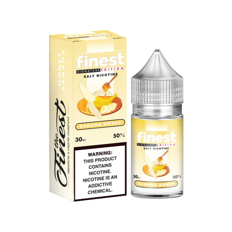 The Finest Signature Salt 30ML Vape Juice Best Flavor Banana Honey