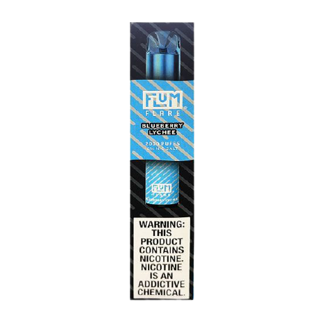 Flum Flare Disposable Vape 10-Pack Best Flavor -  Blueberry Lychee