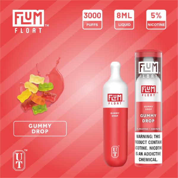 Gummy Drop Flum Float Disposable 10-Pack