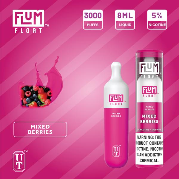 Mixed Berries Flum Float Disposable 10-Pack