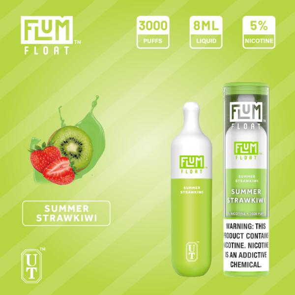 Summer Strawkiwi Flum Float Disposable 10-Pack