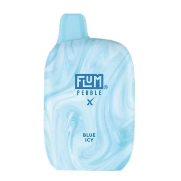 Flum Pebble X 6000 Puffs Disposable Vape 14mL Best Flavor Blue Icy