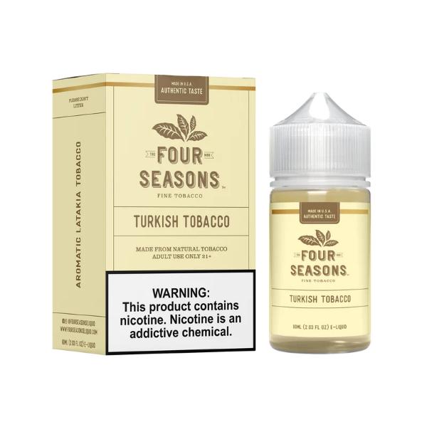 Four Seasons 60mL Vape Juice Best Flavor Turkish Tobacco