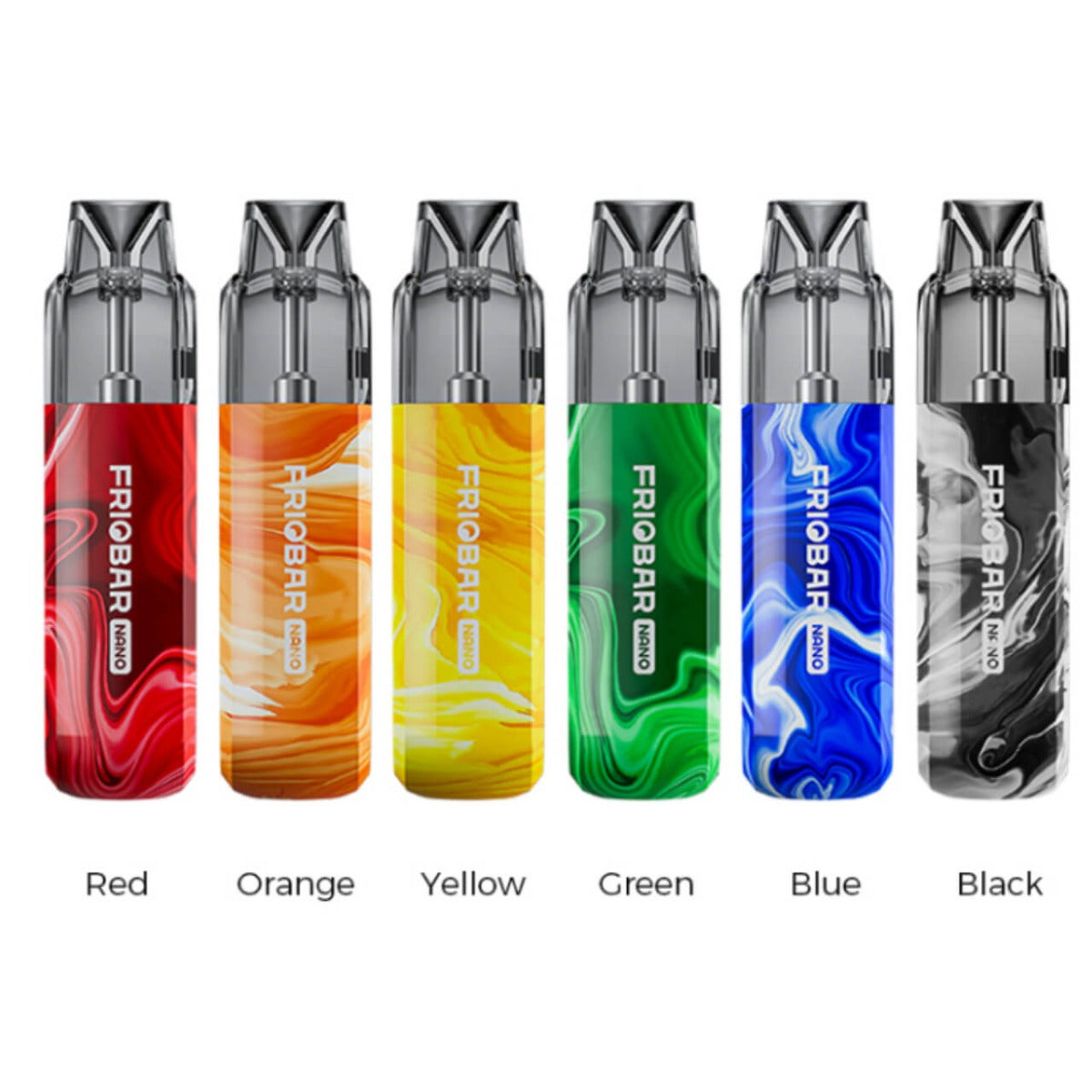 FreeMax FrioBar Nano Disposable Vape Pod Kit 5mL Best Color Red Orange Yellow Green Blue Black