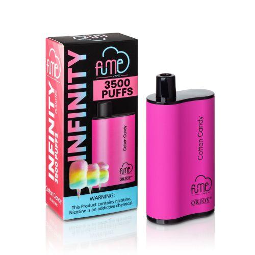 Fume Infinity 3500 Puffs Disposable Vape 12mL 5 Pack Best Flavor Cotton Candy