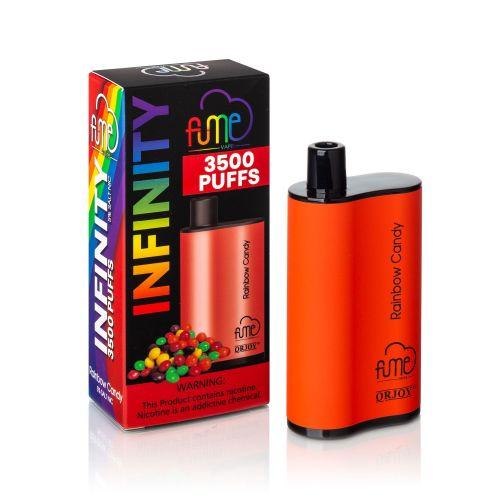 Fume Infinity 3500 Puffs Disposable Vape 12mL 5 Pack Best Flavor Rainbow Candy