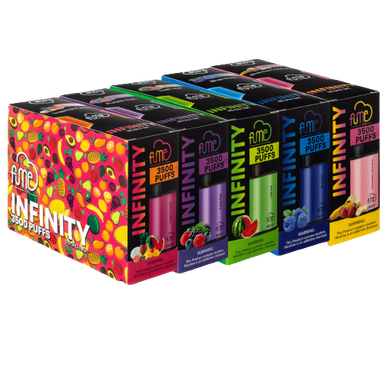 Fume Infinity 3500 Puffs Disposable Vape 12mL 5 Pack Best Flavors