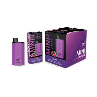 Fume Mini 1200 Puffs Disposable 3mL 10 Pack Best Flavor Purple Rain
