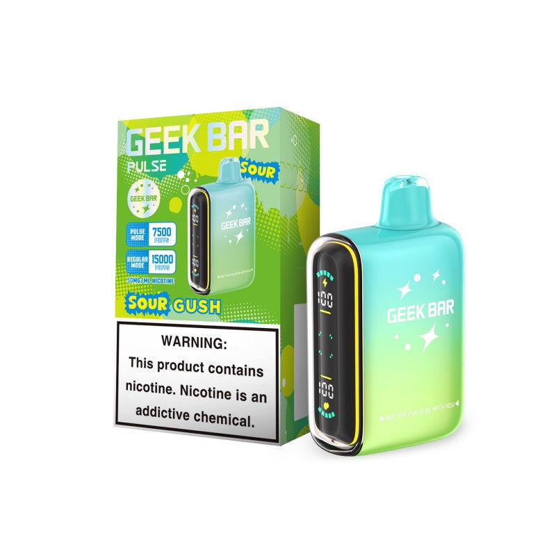 Geek Bar Pulse 15000 Puffs Sour Edition Disposable (Pack of 5) 16 mL