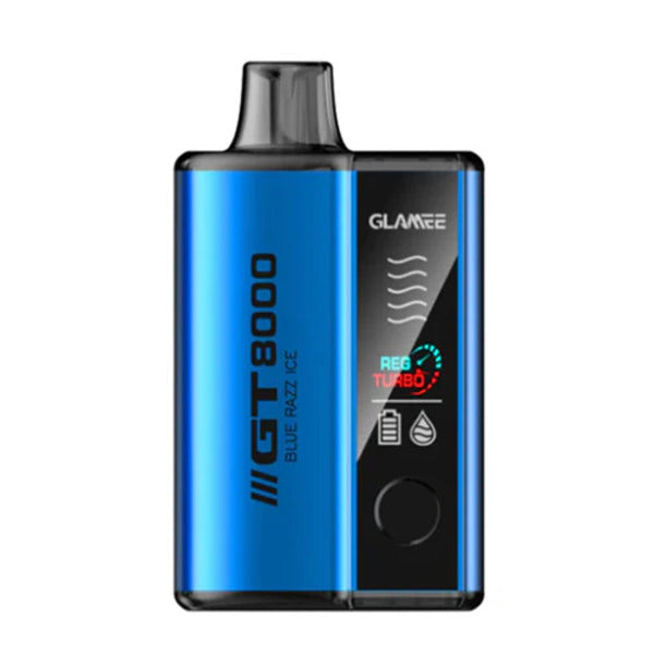 Best Deal Glamee GT 8000 8000 Puffs Disposable Vape 16mL Blue Razz Ice