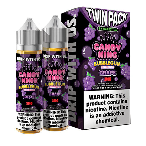 Candy King Bubblegum Vape Juice 120mL