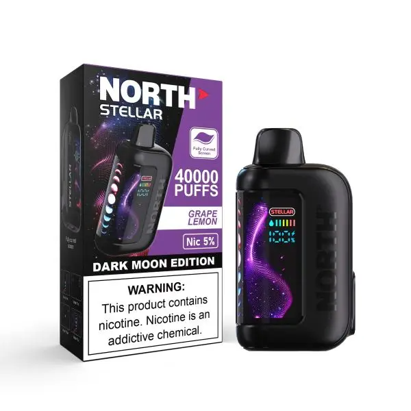 Best Deal North Stellar 40k Puffs Disposable Vape 20mL - Grape Lemon