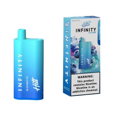 Hitt Infinity 8000 Puffs Single Disposable Vape 20mL Best Flavor Blue Razz Ice