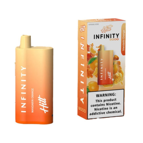 Hitt Infinity 8000 Puffs Disposable Mandarin Orange