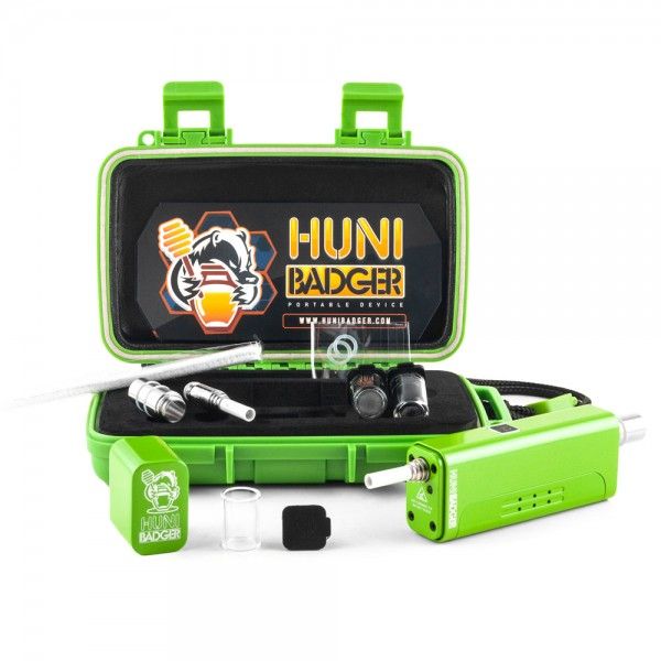 Huni Badger Portable Vaporizer Kit Best Color Nitro Green