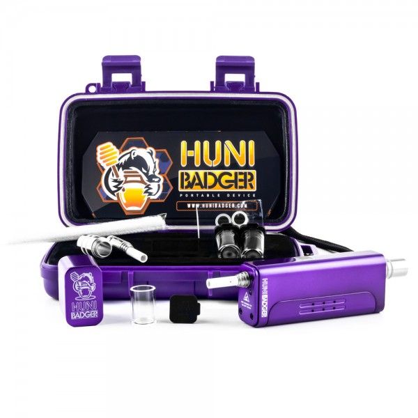Huni Badger Portable Vaporizer Kit Best Color Candy Purple