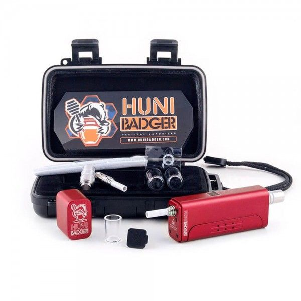 Huni Badger Portable Vaporizer Kit Best Color Crimson Red